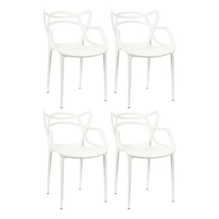 Sillas Master x 4 Uni. Blancas