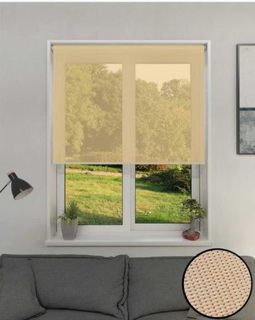 CORTINA ROLLER SUN SCREEN 6% - BEIGE 1.60 X 2.20