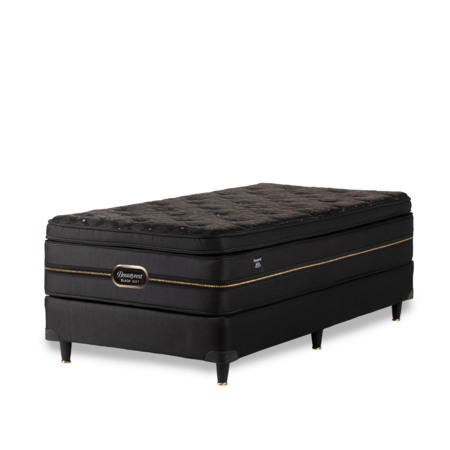 Colchón y Sommier Simmons Beautyrest Black Soft 1 Plaza 200x100