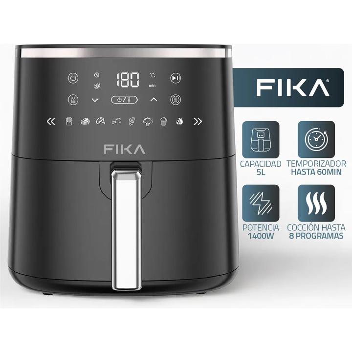 Freidora de aire digital 5 lts 1400w Fika - Vista 1