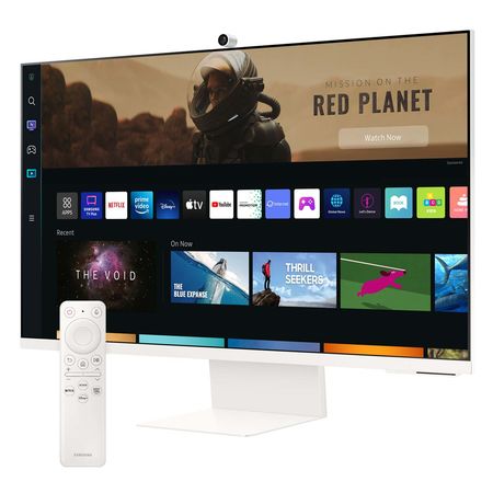 Monitor Smart Samsung M8 32 UHD 4K Con Camara Blanco