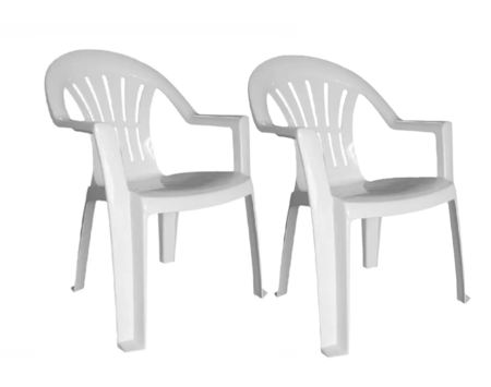 Combo x2 Sillones PVC Lautaro Quality Plastic