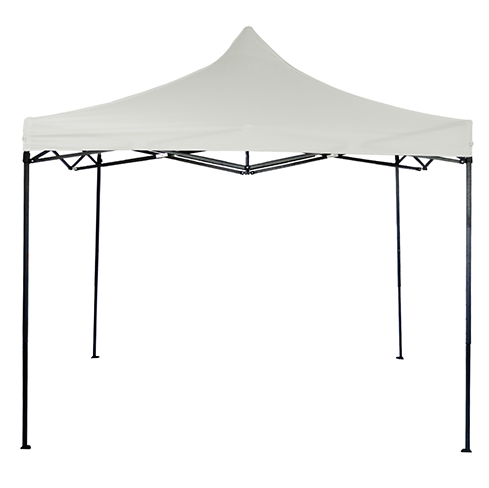 GAZEBO PLEGABLE 3x3 MT CAÑO ACERO OXFORD BLANCO AUTOARMABLE - Vista 1