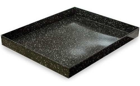 Asadera Enlozada 35 X 45 X 2cm Gastronomica Casa Rojo Negro