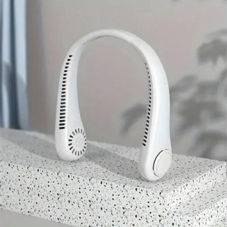 Ventilador De Cuello Portatil Recargable Usb 3 Velocidades