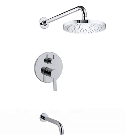 Grifería Monocomando Ducha C/Transf Novohome Embutir Cromo