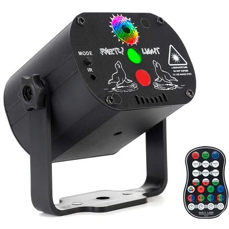 Reflector Laser Gadnic Multi Modo Con Control Remoto 5v