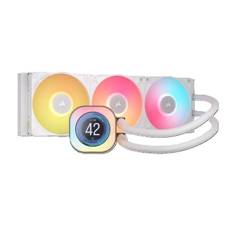 Water Cooling Corsair iCUE LINK TITAN 360 RX LCD 3x CPU Cooler 360mm White