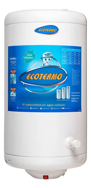 Termotanque Ecotermo 70L Electrico Carga Superior - Vista 1