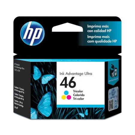 Cartucho De Tinta Hp 46 Tricolor Original Para Deskjet 252