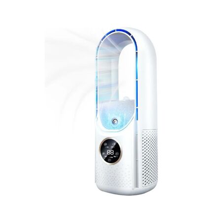 Ventilador Sin Aspas con Luz Led 7 Colores USB  Global Electronics (FAN-BLADELESSCOOL)