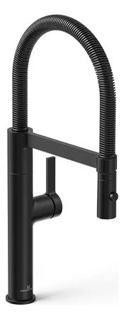 Griferia Cocina Hidromet Pro Gourmet Flex Spira Black 