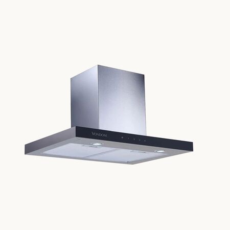 Campana De Pared Vondom Acero Inoxidable Frente Negro 60 Cm