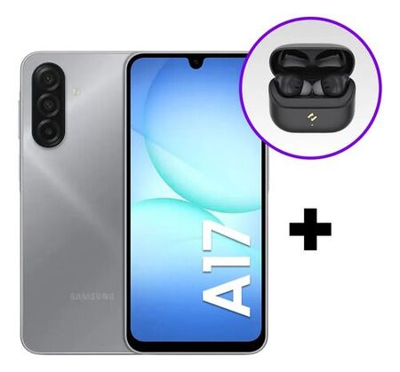 Combo Celular Samsung A17 128/4GB Gray + Havit TW982