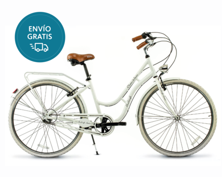 Bicicleta Raleigh Classic D / Paseo / Blanco / Talle 17"/M / Cuadro de Aluminio / Shimano Nexus 3Vel. / Rodado 28"
