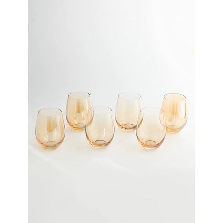 Set 6 vasos Blackly Bombe Champagne 530 ml