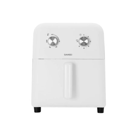 Freidora De Aire Mecánica 6L Sansei Blanca FR256SWP