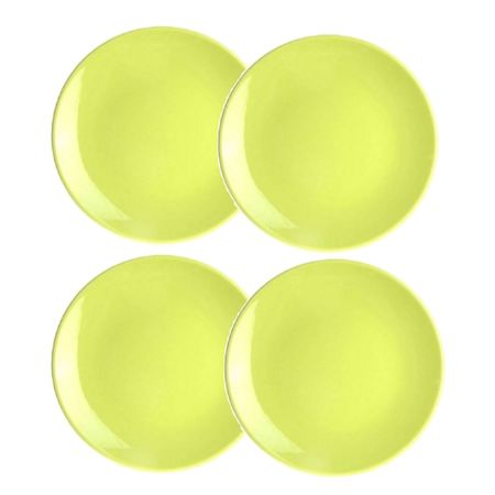 Set x 4 Plato Postre Cerámica 20 Cm Harlek Kuthaya 
