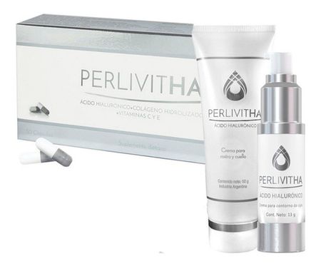 Set Perlivitha Capsulas + Rostro Y Cuello + Ojos Antiedad