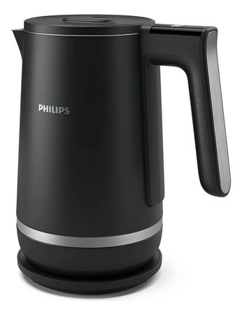 Pava Eléctrica Philips Hd9396 1.7l 2200w Color Negro Mate Acero Inox Digital