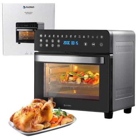 Horno Freidora De Aire 14L Panel Digital SUONO 