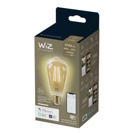 Lámpara Wiz LED Smart ST64 E27 7W Amber TW