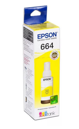 EPSON ORIGINAL T664420-AL - BOTELLA DE TINTA, YELLOW P/L200/L210/L355/L555