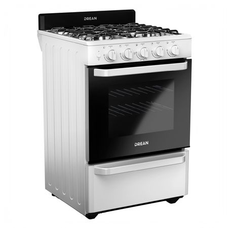 Cocina Multigas 56 cm Blanca con Encendido Eléctrico Drean CD5603AB0