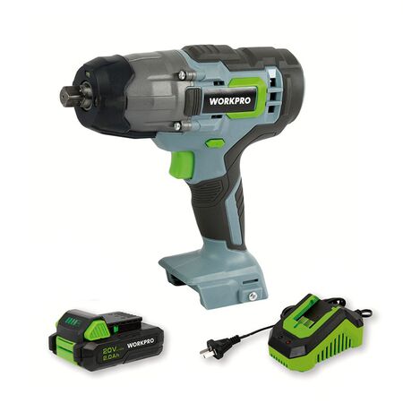 Combo Llave De Impacto 20v + Batería 2ah + Cargador WORKPRO