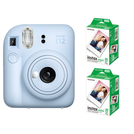 Camara instantanea Fujifilm Instax Mini 12 con 40 fotos