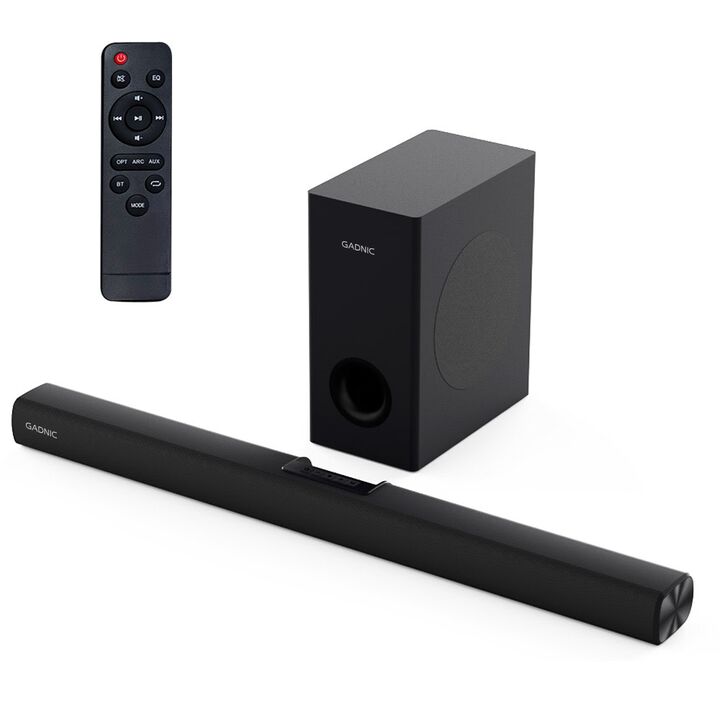 Barra de Sonido Gadnic Nova 120 21 Canales Subwoofer 65” Conexión Inalámbrica 120W - Vista 1