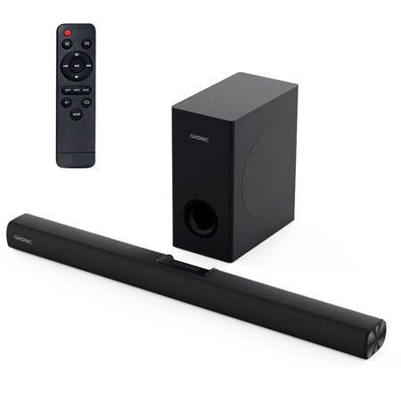 Barra de Sonido Gadnic Nova 120 21 Canales Subwoofer 65” Conexión Inalámbrica 120W