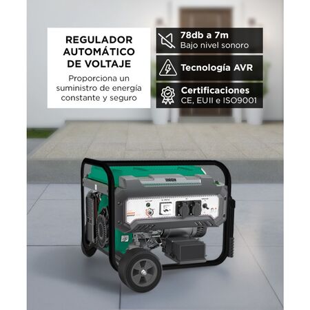 Generador Grupo Electrógeno 7500 Watts Bron by Gadnic 16 HP 25 L