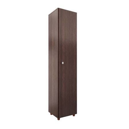 MULTIFUNCION ESCOBERO ORLANDI WE 711 PREMIUM - WENGUE, 1 PUERTAS, 4 ESTANTES