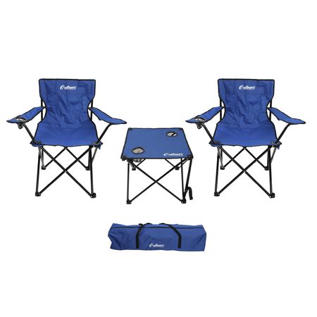 Set Outdoors Sillas + Mesa Plegable Jardin Camping