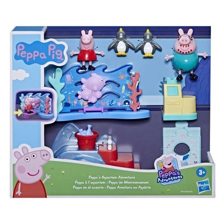Set de figuras Peppa Pig en el acuario Hasbro F3634