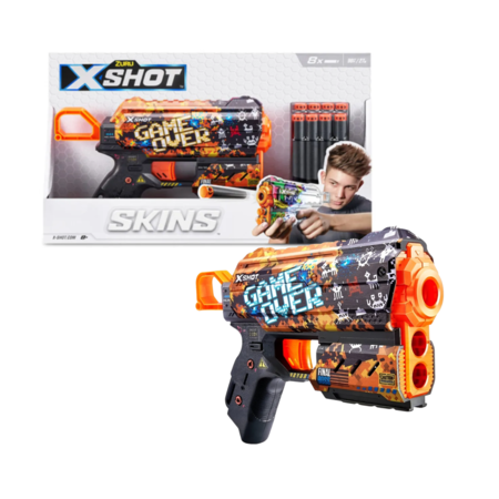 Pistola X-Shot 7298 Skins Flux Zuru