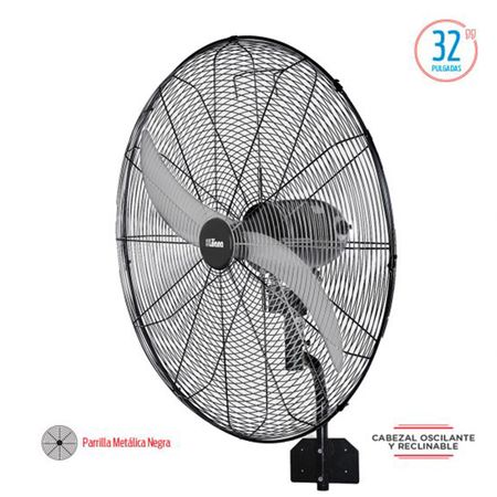 Ventilador De Pared Industrial Liliana 32" - 2 Aspas Tipo Avión Vwi32