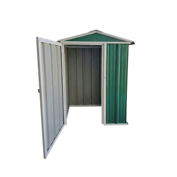 Armario Deposito Galpon de jardin Casi 150x1x2 Verde DON ACERO - Vista 3