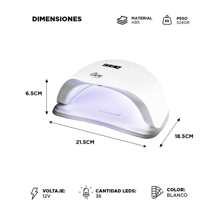 Cabina Para Uñas Care By Gadnic CABLM29 18 W - Vista 6