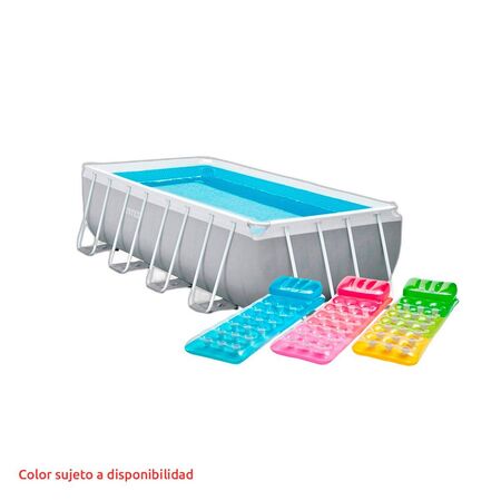 Combo Pileta Intex Prism Frame 10874L + Colchoneta 193x74cm