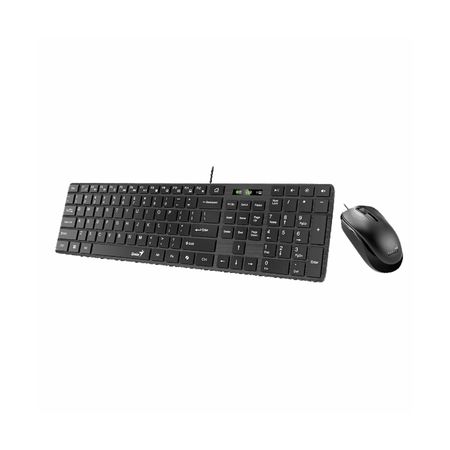 Teclado con Mouse Genius Slimstar C126 Usb Negro