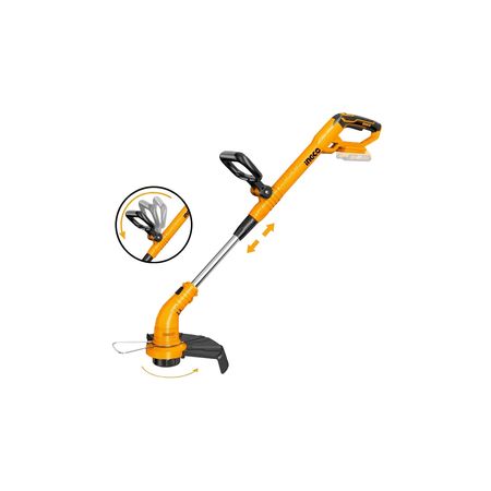 BORDEADORA INALÁMBRICA 20V CORTE DE 30CM INGCO CGTLI20018