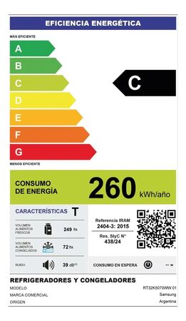 Heladera Samsung Freezer No Frost Inverter 321 L Blanca Snow White