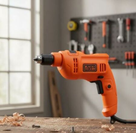 Taladro percutor Black+Decker compacto 450 w 10 mm