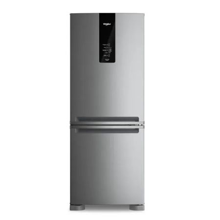 Heladera con Freezer Inverter Whirlpool No Frost Inoxidable 449L WRE57CK