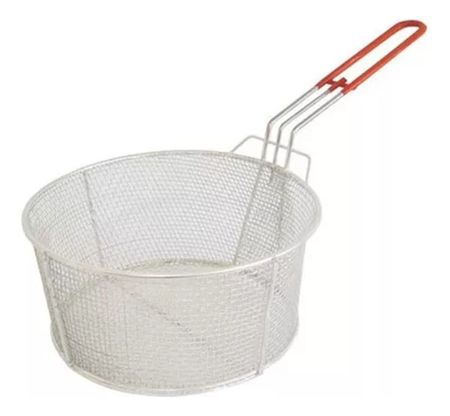 Canasto Freidor 32 Cm Redondo Alambre Estañado Bellini