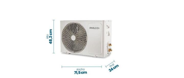 Aire Split 3400w Frio Calor Phs32ha4cn Philco - Vista 4