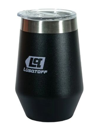 Vaso Termico Con Tapa 354ml Lusqtoff Vtl354-8 Acero Inox Negro