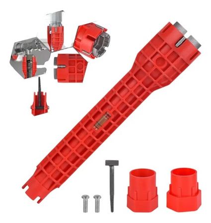 Llave Ruhlmann para Lavatorio Monocomando 8 en 1 250mm